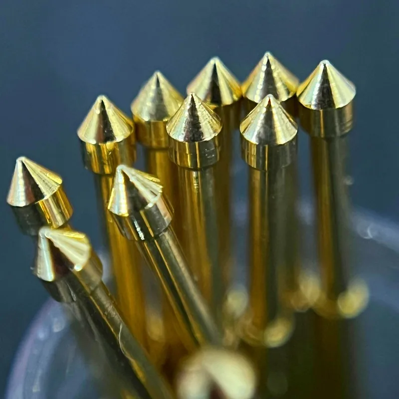 20/100 個 PA100-E2 スプリングテストプローブ PA100-E テストピン P100-E P100-E2 テストツール 33.35 ミリメートル 1.36 ミリメートル針ゴールドチップ 1.50 ミリメートルポゴピン