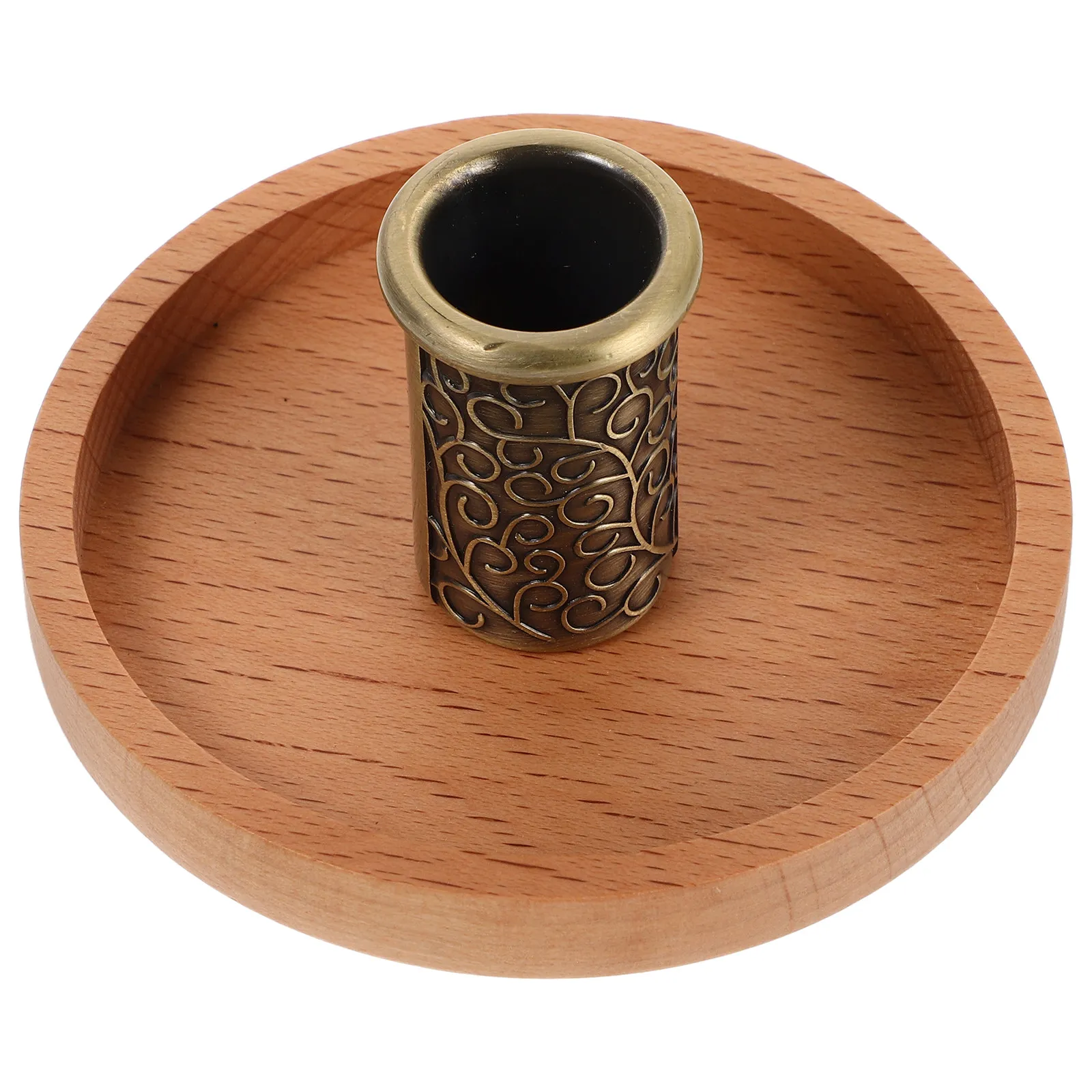 Wooden Moxibustion Sticks Holder Ash Collector Tray Burner Base for Aromatherapy Mugwort Herbal Sticks Roll Therapy