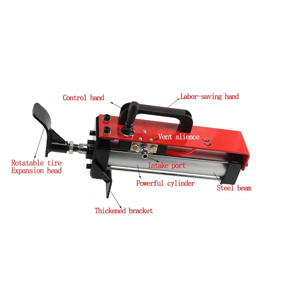 Pneumatic Tire Expander Portable Car Tire Repair Tool Pneumatic Tool Auto Repair Auxiliary Equipment Portable Tire Rake