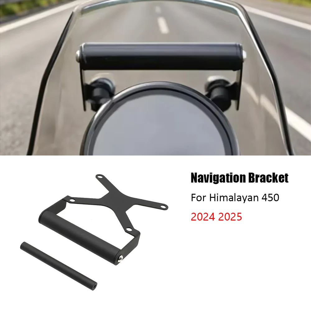 For Himalayan 450 2024 2025 Accessories Phone Holder Stand GPS Navigation Plate Bracket