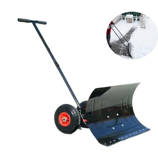

600 * 500 mm Winter Snow Shoveling Tool Multifunctional Small Electric Snow Shovel Wheeled Snow Shovel