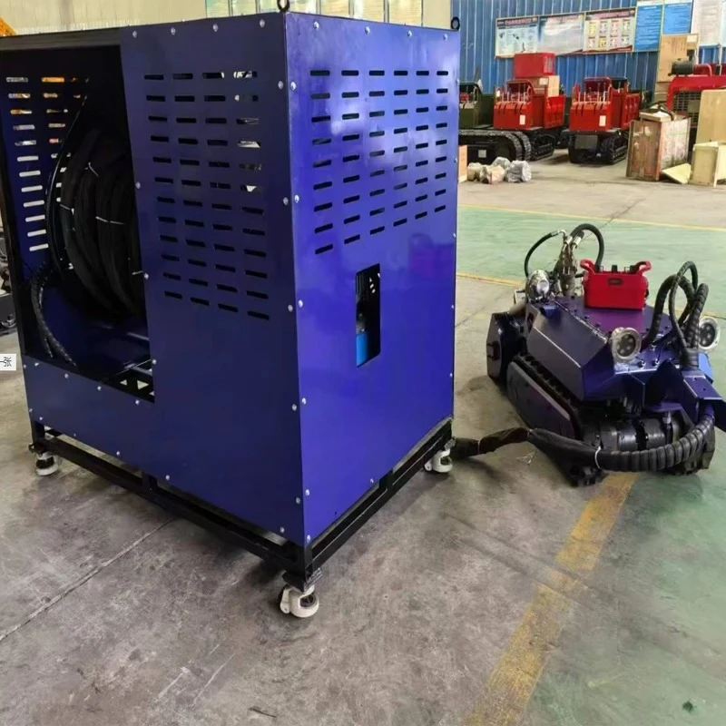 روبوت التجريف عالي الأداء هو آلة صناعية تستخدم لتنظيف خطوط أنابيب الصرف الصحي #5