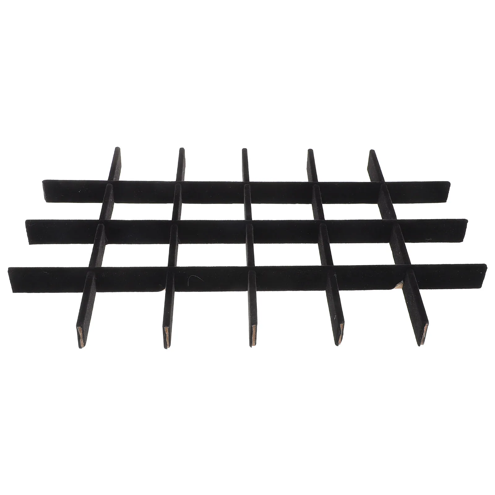 

1 set Jewelry Tray Lining Strip Display Divider for Activity Board Flannel Insert Jewelry Box Inserts Organizer Showcase Divider