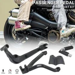 RH1250S Passenger Footpegs Mount Foot Pedal Bracket Moto Rear Passenger Insulation Cover For Harley Sportster S 1250 2021 2022