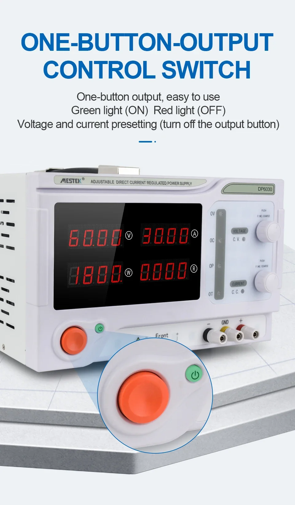 1800W Digitale Schakelaar 60V 30a 24V 30V 40V 10a 20a 5a Bank Laboratoriummodus Batterij Motor Lading High Power Dc Voeding