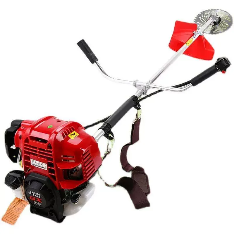 GX50 Side Mount 4-Stroke Brush Cutter Grass Cutting Lawn Mower Weed Eater,Small household multifunctional  grass-cutting machine