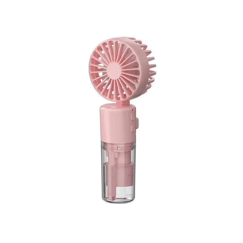 For Mini Spray Fan Mist USB Rechargeable Portable Handheld Fan 4 Adjustable Speeds Quiet Operation for Daily Use