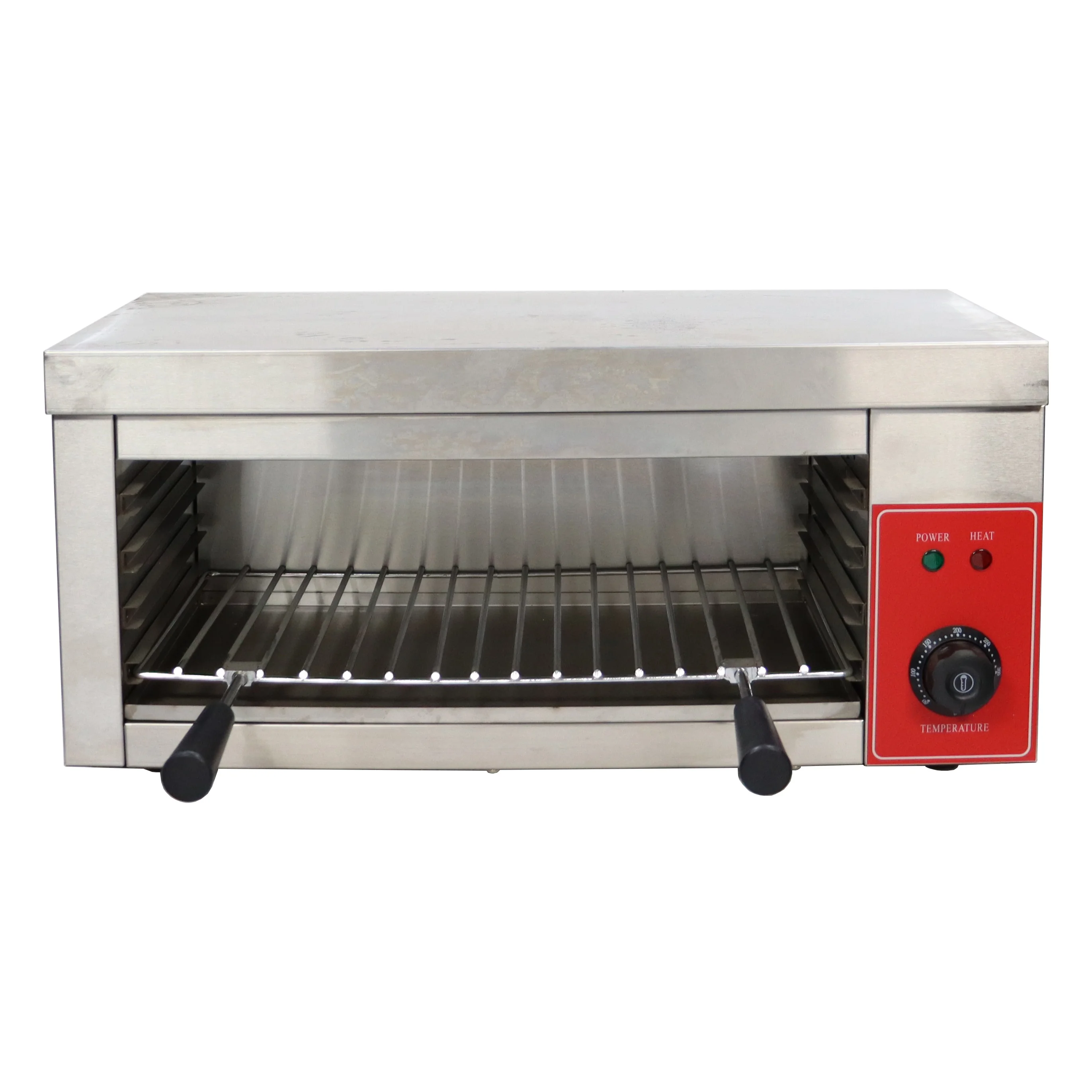 Commercial Stainless Steel Electric Salamander Meat Toaster Wall-mounted Bread Toasting Smokeless Oven Vegetable Fish Grill