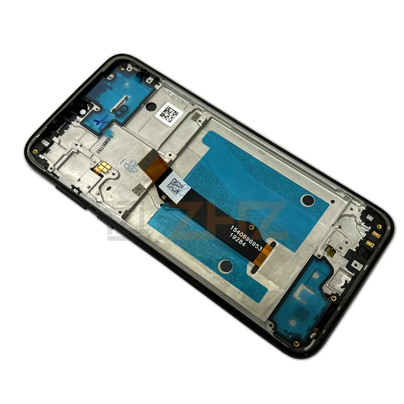 Dla Motorola Moto G8 Plus wyświetlacz LCD z ekranem dotykowym Digitizer zespół z ramką części zamienne do naprawy darmowe narzędzia