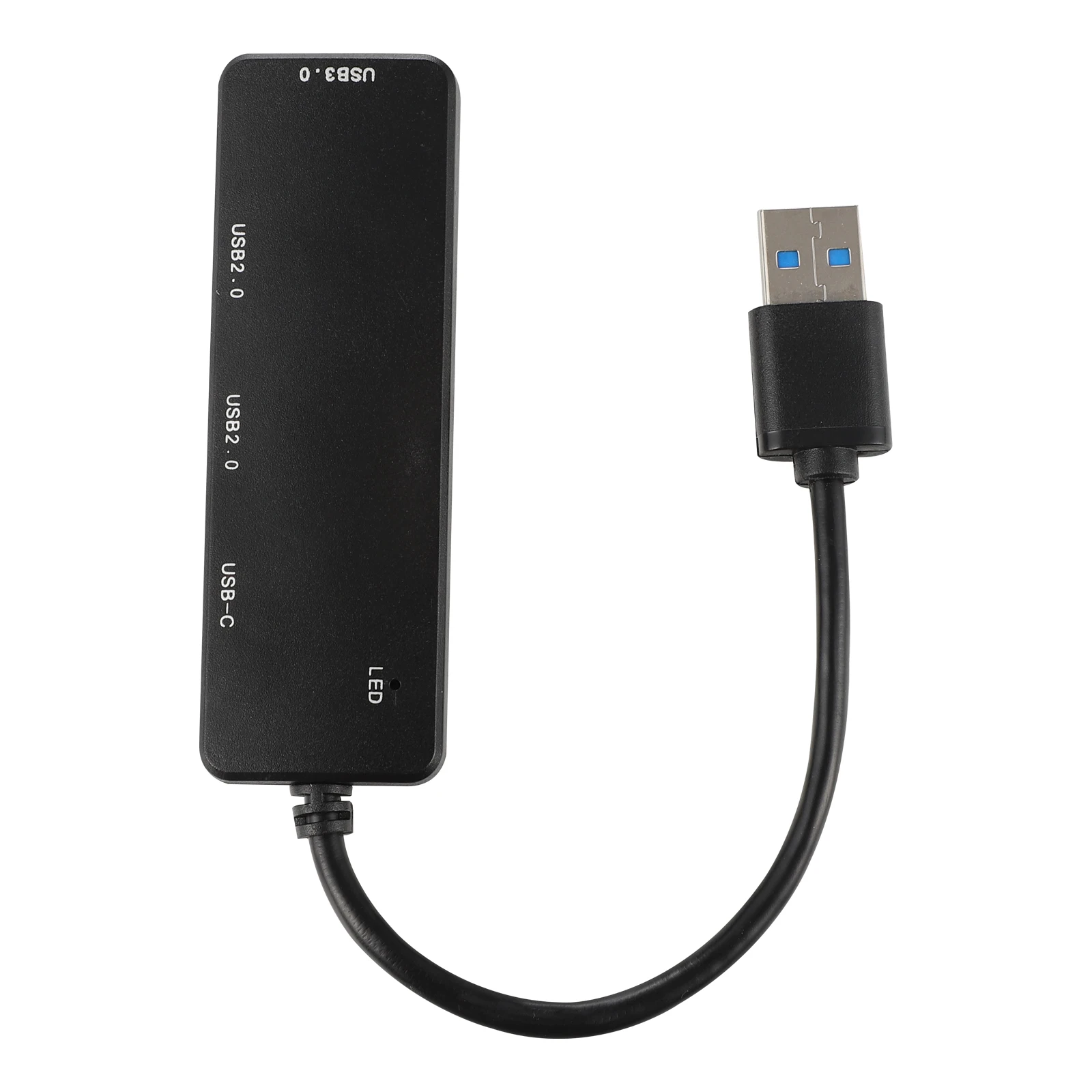 

USB Hub 4 Ports Multifunction Splitter Adapter ABS Material Data Transfer Gaming Work USB Expansion Practical Computer