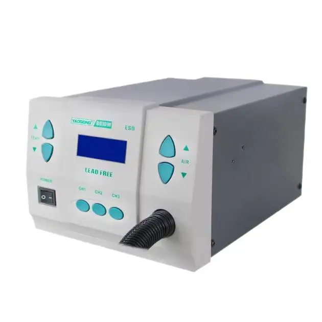 Original  for YAOGONG 861DW HeatGun Lead Free Hot Air Soldering Station Microcomputer Temperature Rework Station+3nozzle