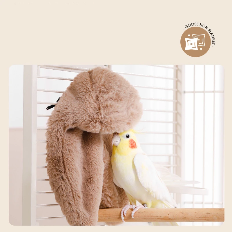 Corner Fleece Bird Blanket Cuddle Nest Hanging Toy Bird Comfort Corner Assorted Colors Parrot Cage Snuggle Hut Warm Bird Nest