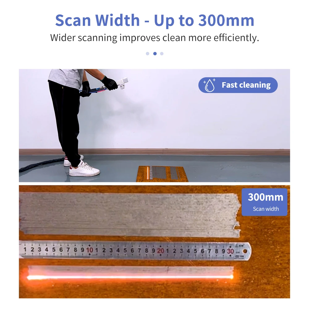 h Screen Fiber Cleaning Cleaner Machines Handheld Mould Mold Metal Surface Paint Rust Remover Touc