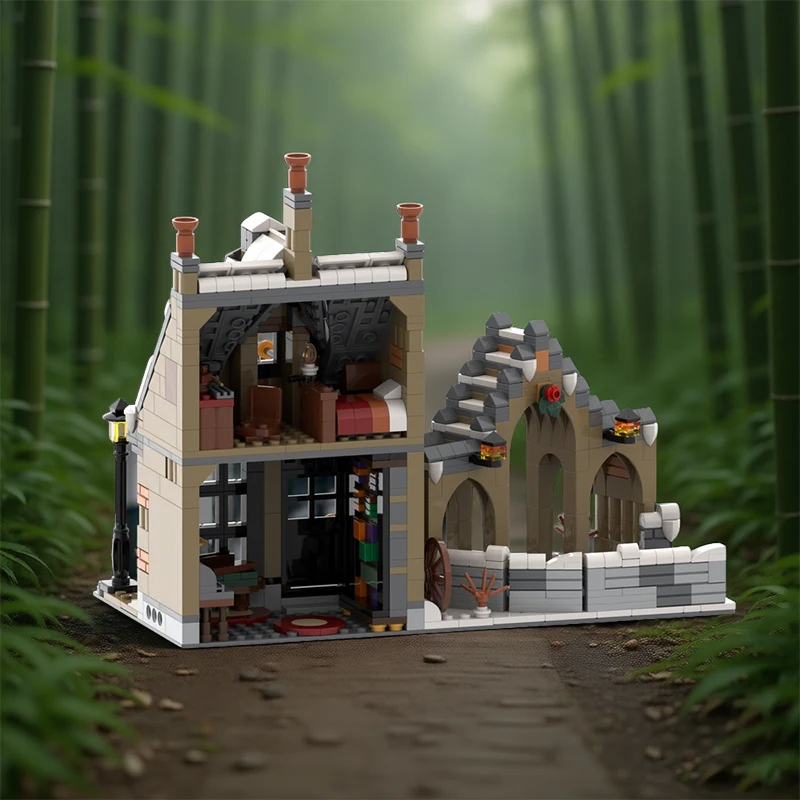 841 PCS Customize Village Expansion MOC Customize Modular Building Block Kids Simple Creative Design DIY Boys Toy Christmas Gift
