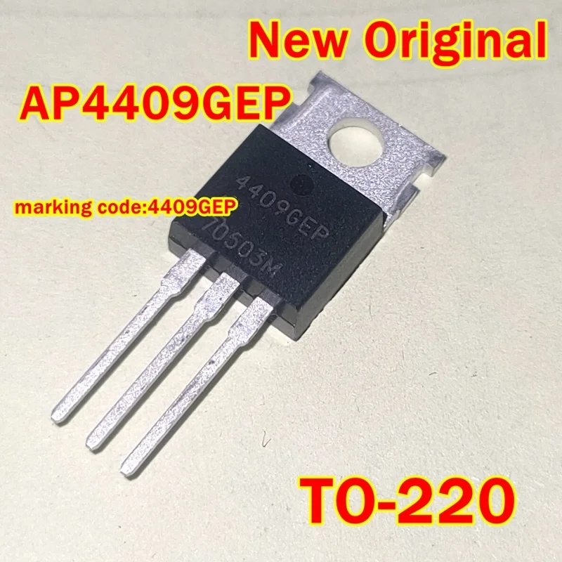 

1pcs to 100pcs AP4409GEP TO-220 New Original marking code:4409GEP Fast Switching Characteristic