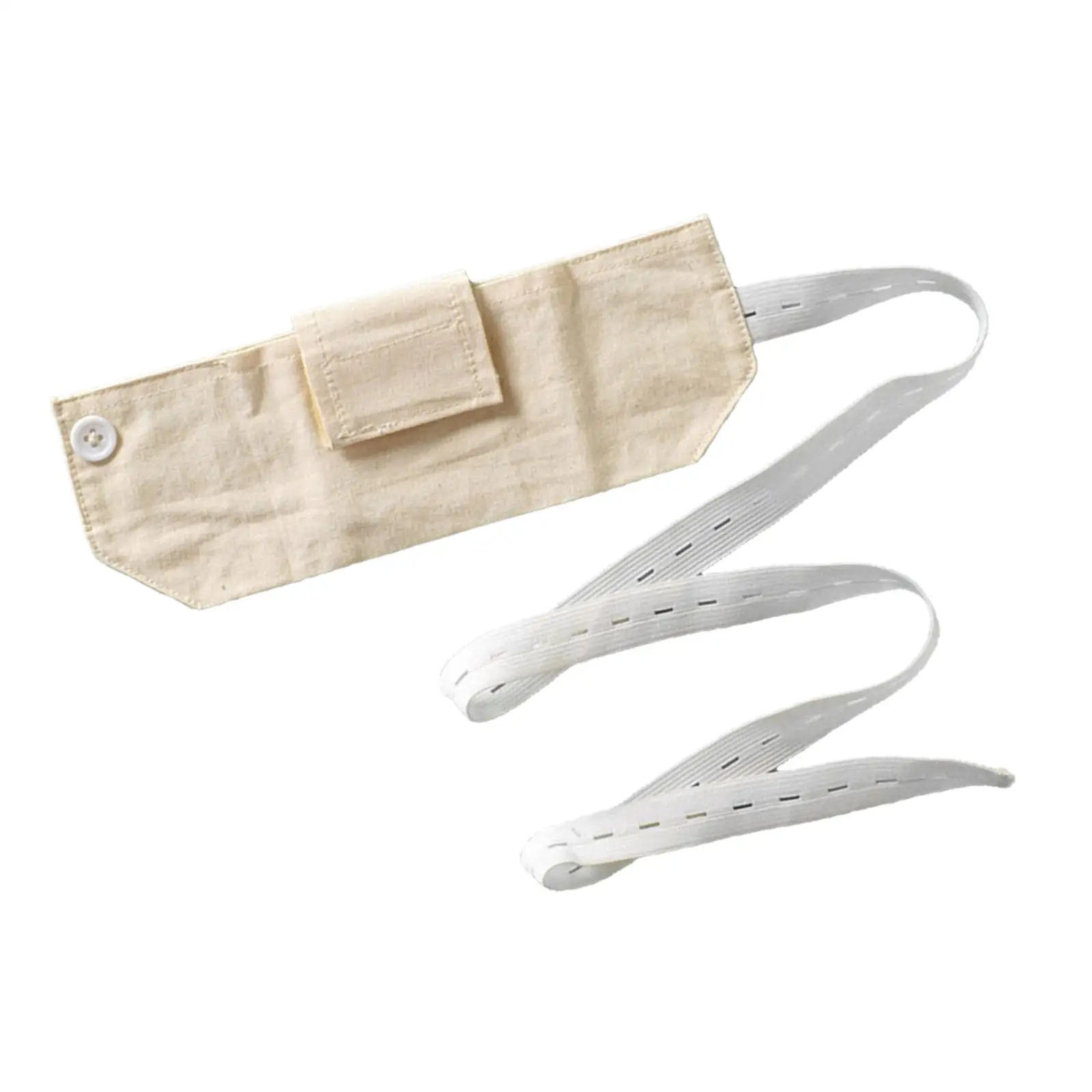 Adjustable Abdominal Waist Belt Feeding Tube Accessories Catheter Holder Drainage Comfortable with Storage Pouch Pads for Adults