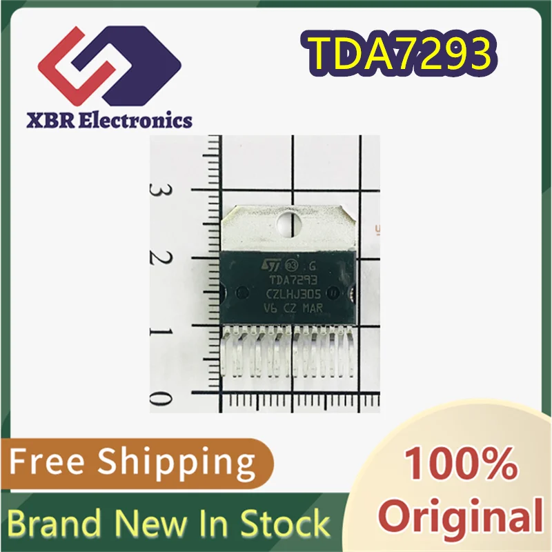 (2/20 pieces) TDA7293 ZIP-15 packaged audio amplifier chip, 120V 100W, brand new, original, in stock