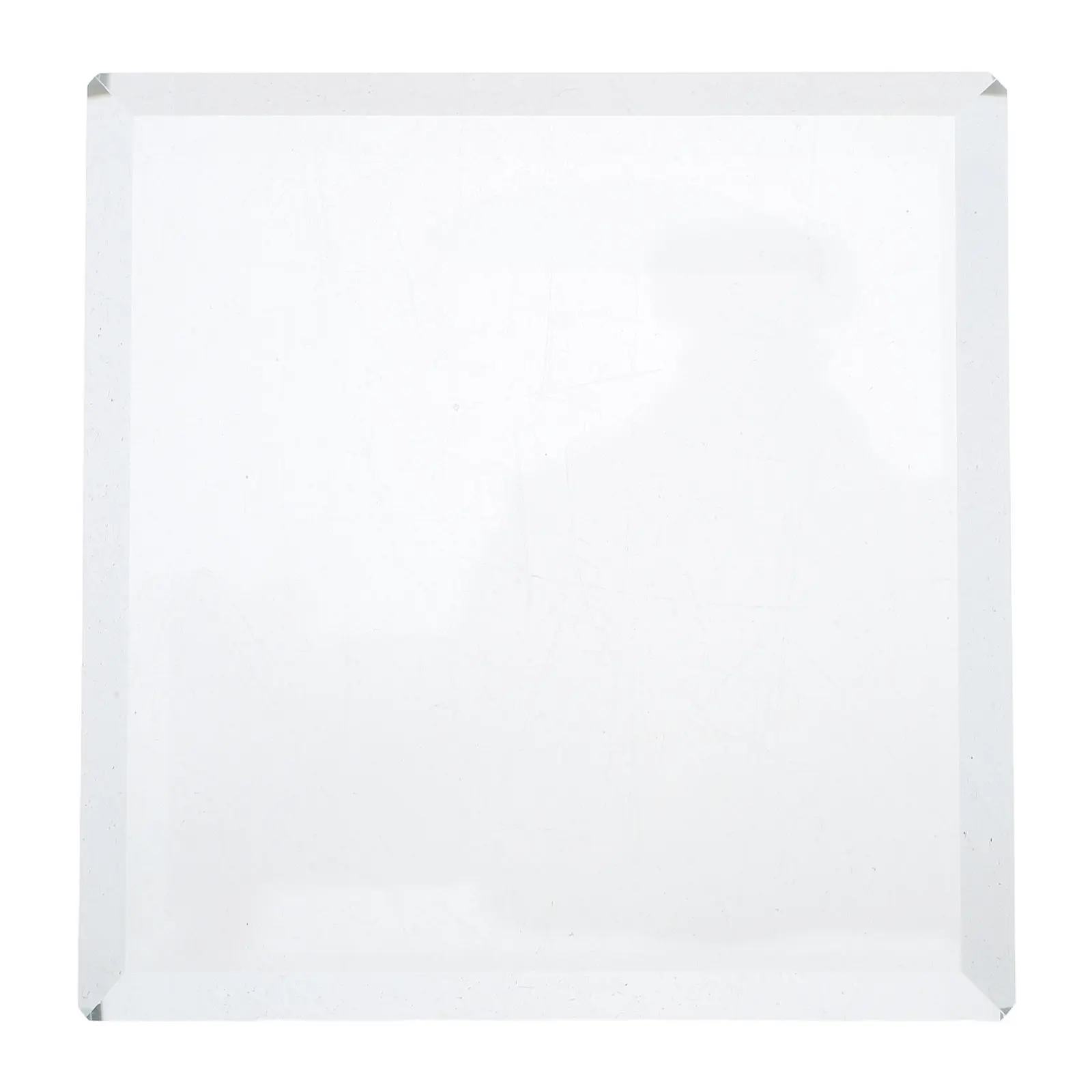 

Transparent Square Paperweight Decorative Desk Ornament Clear Crystal Block Office Desktop Decoration Unique Transparent Square