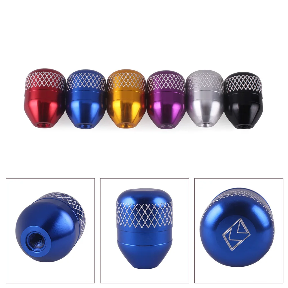 M10x1.5 Aluminum White Engraved Mark Thread Billet Gear Shift Knob Gear Stick Head Shifter Lever For Honda With Logo SFN023