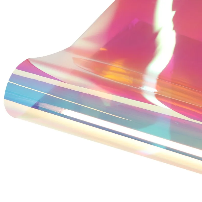 Flame chameleon two-color iridescent decorative window glass protective film