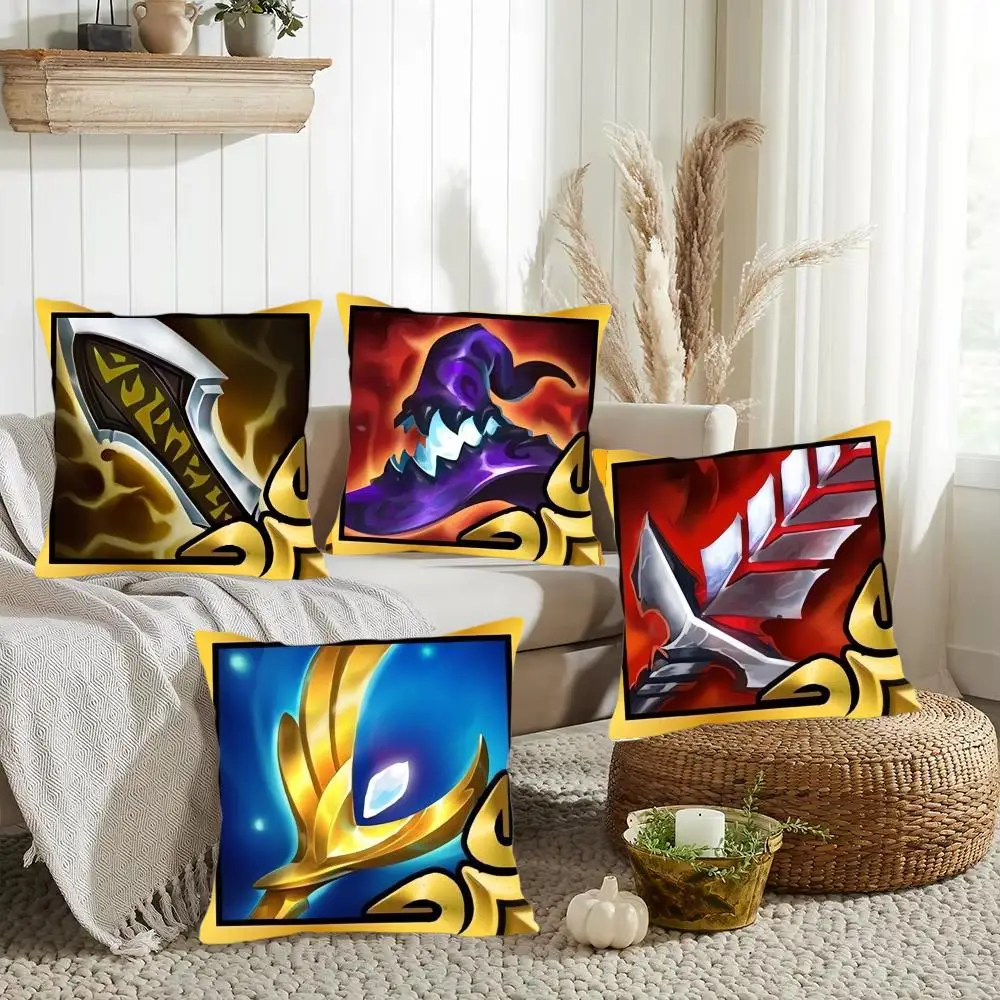 Game L-LOL TT Bright Equipment Cushion Cover Luxury Soft Plush Pillowcase Double Side Cushion Cover Cozy Home Decor Unique Gifts