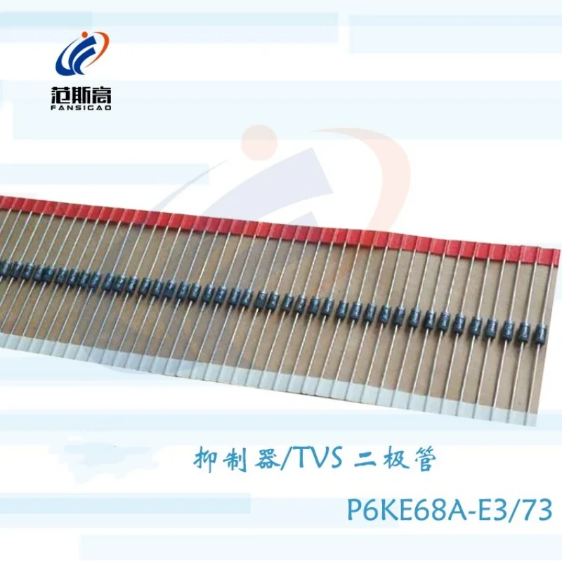 1pcs/lot P6ke68a-e3/73 Tvs Transient Suppression Diode Do-15 One-way 600w 68v P6ke68a