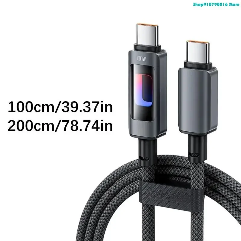N2UB Highly Speed Data Transfer Type C Cable Enabling 100W Charging and Fast Sync for Professional Applications