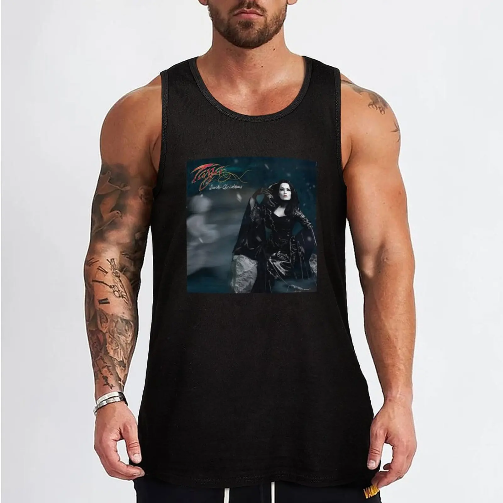 Tarja - Dark Christmas album 2023 Tank Top Men's tops Vest sexy clothes men