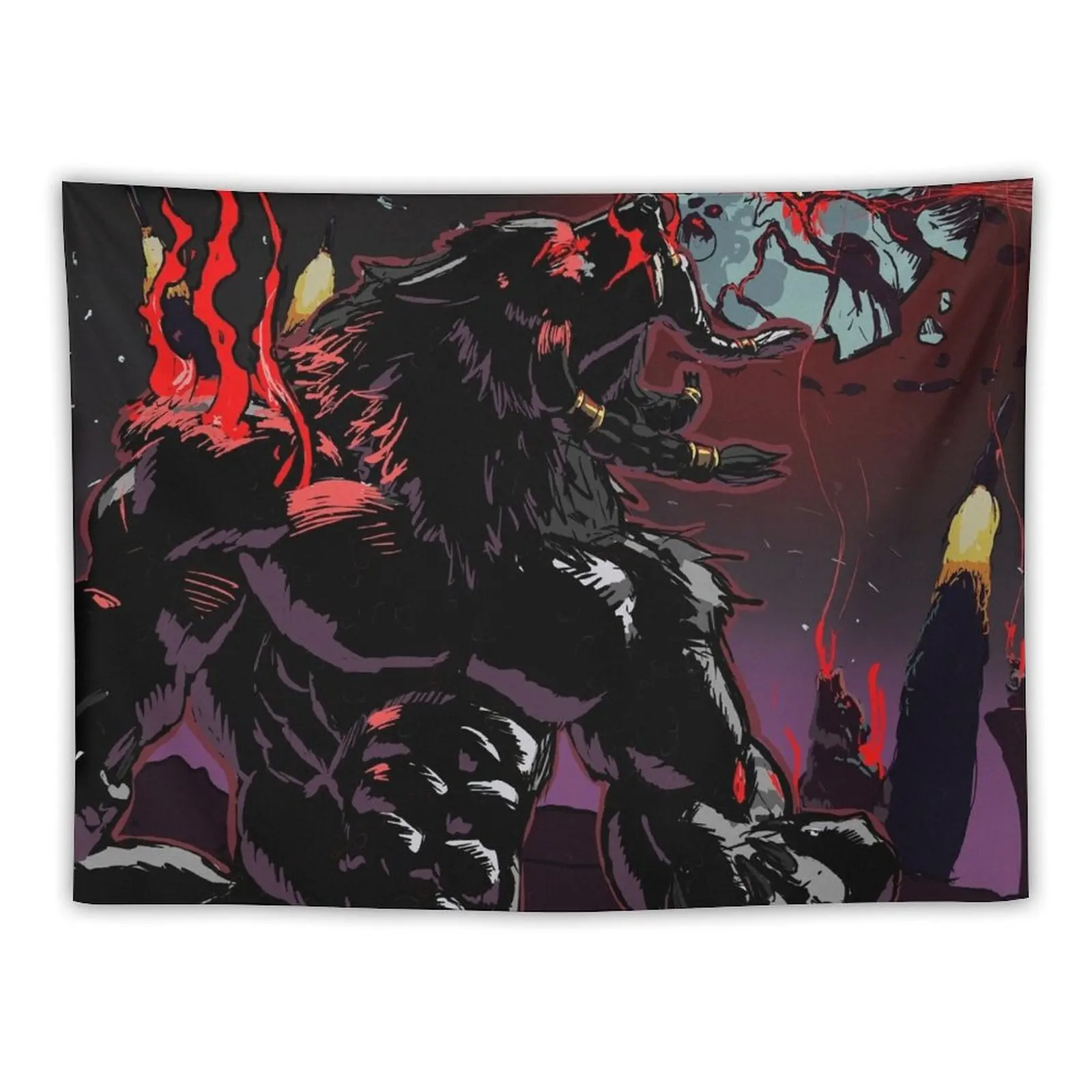 

Howling Werewolf Tapestry Aesthetic Room Decor Home Decorators Cute Room Things Tapestry