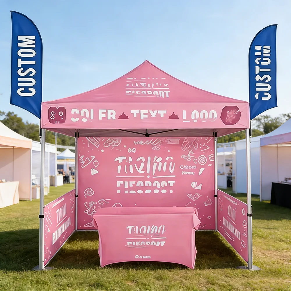 CustomizableOutdoor Party Tents for Customizable Advertising and Promotional Activities Outdoor Tents New Trade Festival Marketi