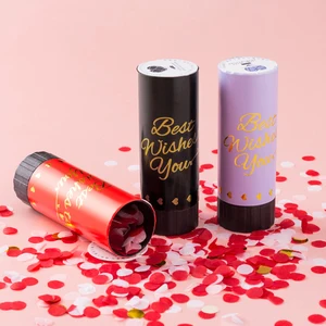 Konfetti -Kanone zum Feiern, Handkanonen, Feuerwerk, Abschluss, Weihnachten, Geburtstag, Hochzeitsfeier, 5pcs 12 Hauptverkaufskanone - №7