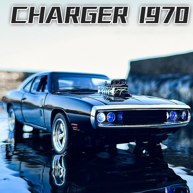 1:32 Dodge Charger 1970 Challenger Alloy Car Models Kids Toys for Children Classic Muscle Car Collection Car Model