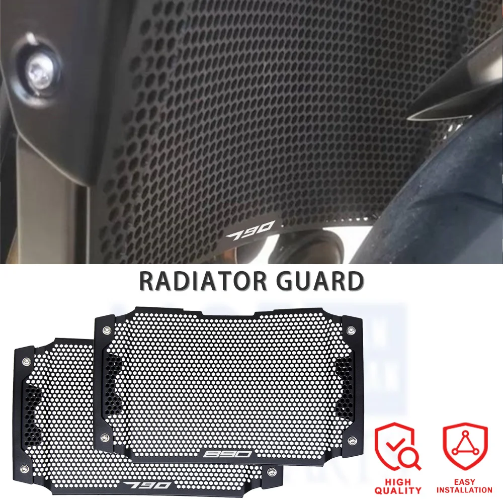 

For KTM DUKE 790 DUKE 790DUKE DUKE790 2018-2025 Motorcycle Aluminum Radiator Guard Grille Cover Protector Water Tank Accessories
