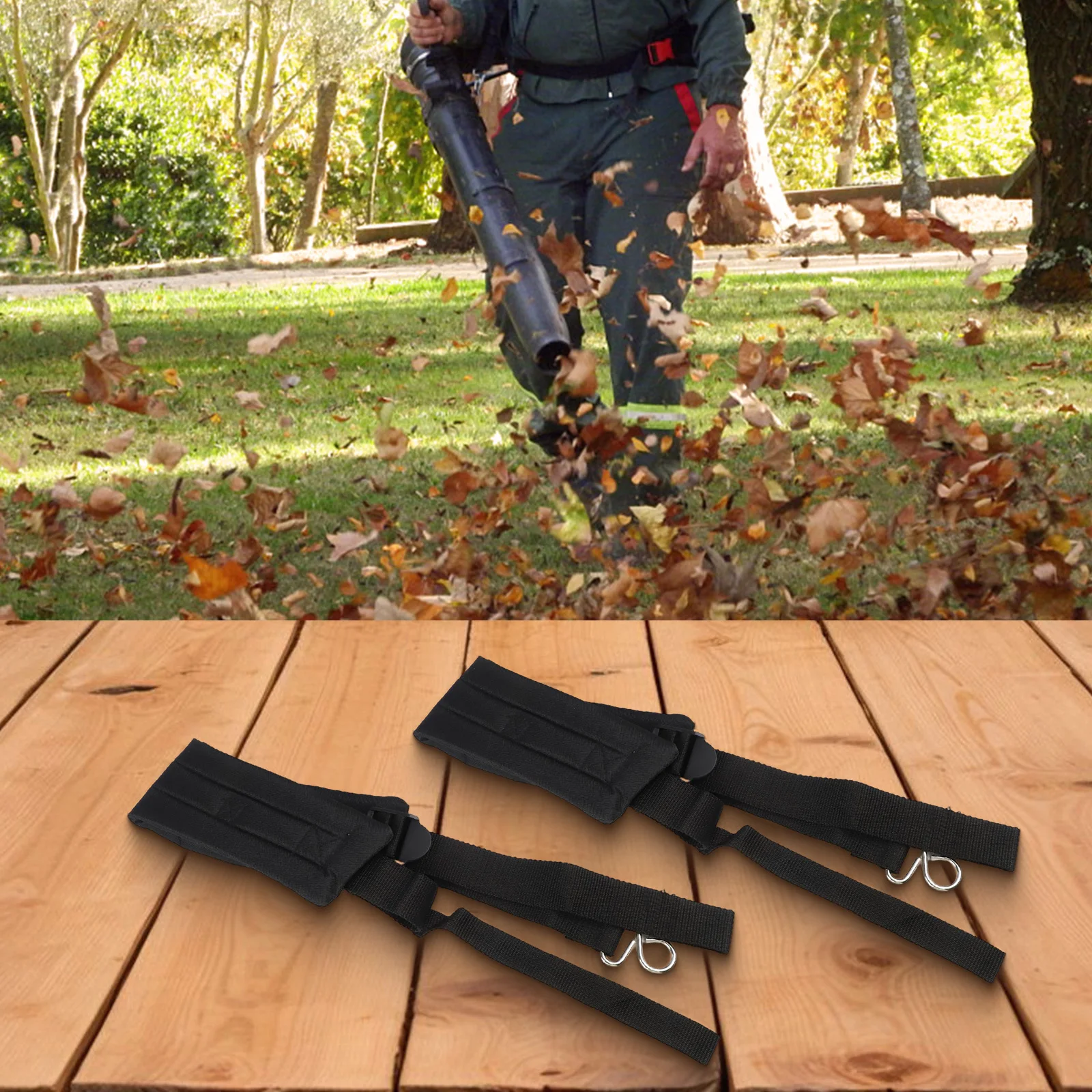 Garden Work Backpack Blower Straps Adjustable Straps For Backpack Blower Electric Tool Easy Tool-Free Installation