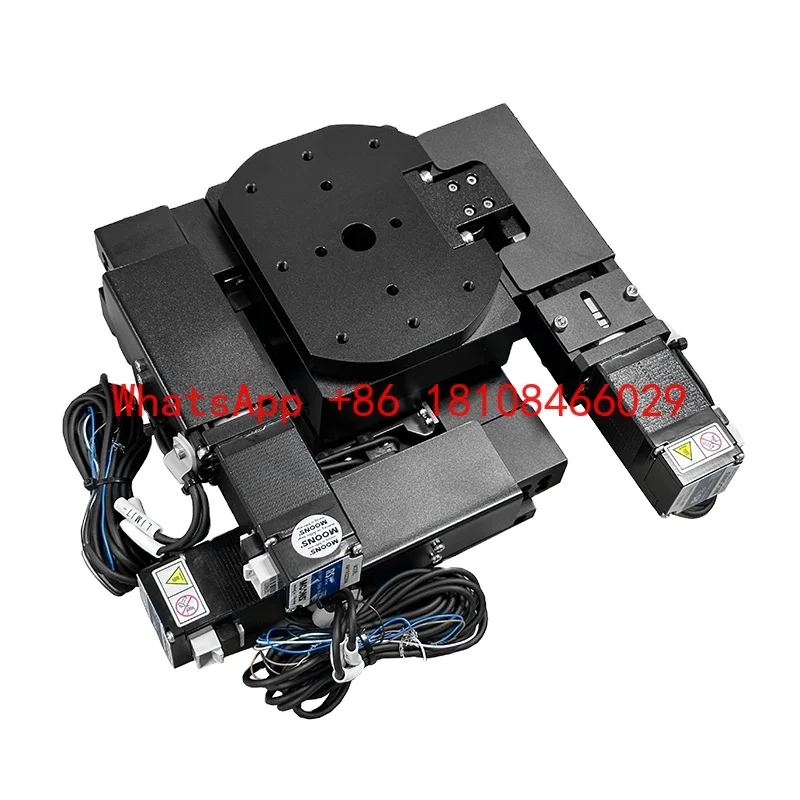 C&K Precise Positioning JMU-100 XYR Stage Kapasitas 10kg Stage Bermotor Elektrik untuk Optik