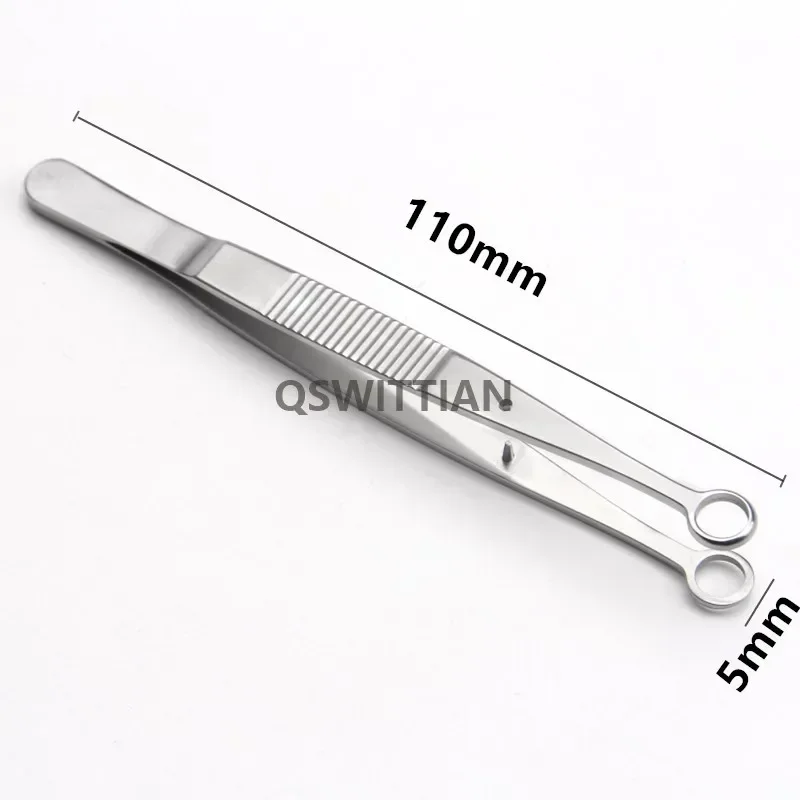 Stainless steel Tools Chalazion Forceps 5mm round tip ophthalmic surgical instrument