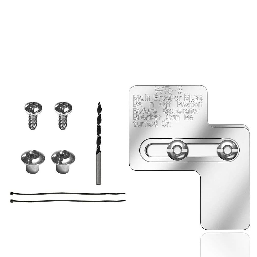 Generator Interlock Kit For For Murray For Siemens 100Amp Circuit Breaker Panel Switches Aluminum Alloy Safety Locking Plate Ele