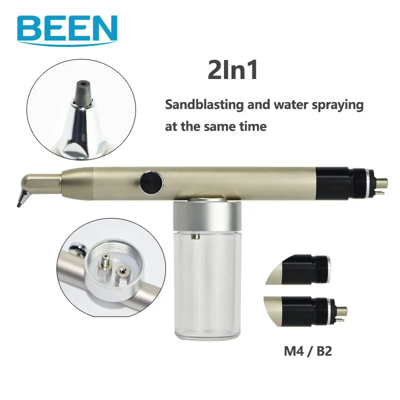 2 In 1 Dental Aluminum Oxide Micro Blaster Interface Microetcher Sandblasting Alumina Gun Air Abrasion Polisher Dentistry Tools