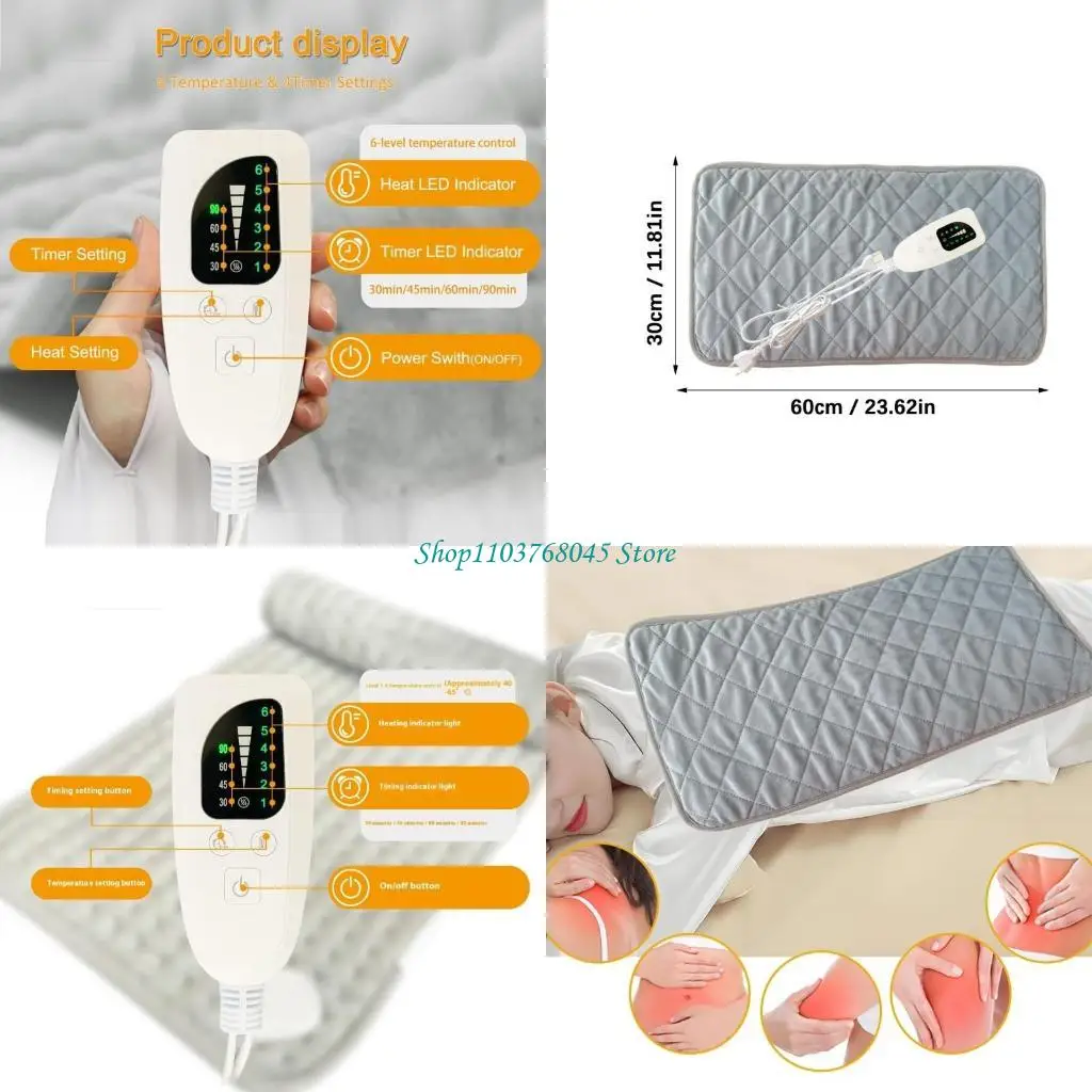 

R53F Быстрая нагреваемая кристаллическая флис тепловая площадка 220-240V Автоматический контроль температуры Тепловой коврик