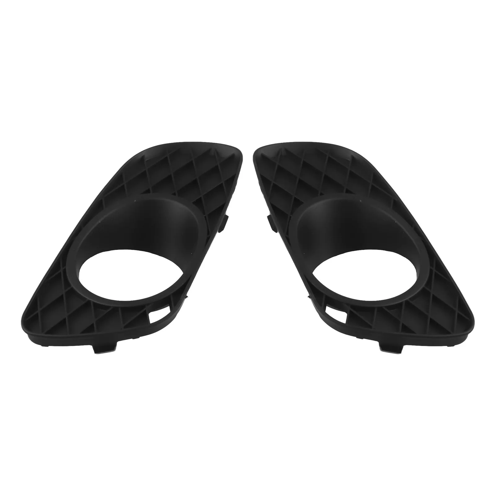 Front Fog Light Cover Fog Light Lamp Cover Non-deformation Anti-corrosion Black ABS Material Vehicle Maintenance