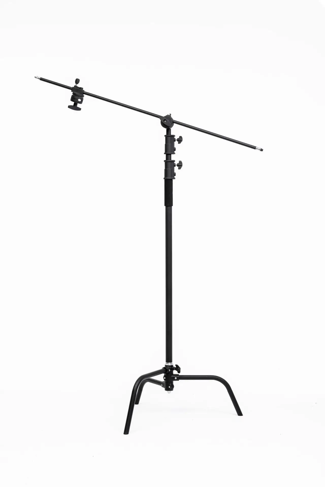 3.3M Stainless Steel C-Stand Light Stand, Film Studio Grip Stand with Boom Arm for Photography