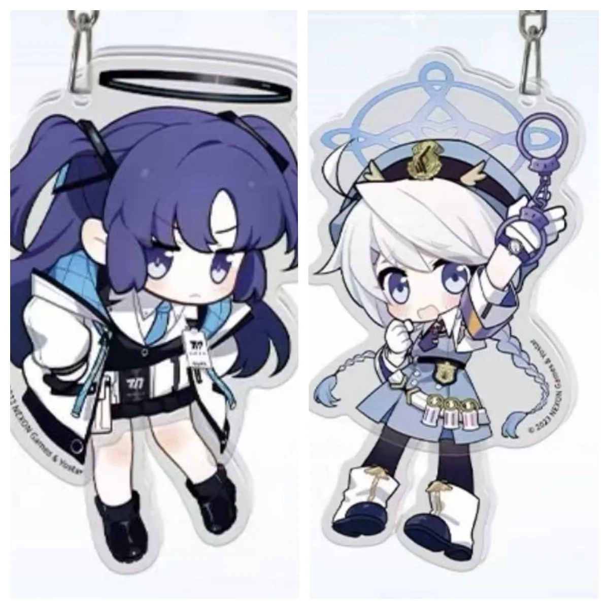 حار أنيمي لعبة الأزرق الأرشيف Q نسخة شخصية شيروكو يوكا Hayase قلادة ظهره الديكور جمع هدية سلسلة مفاتيح مصنوعة من الأكريليك #1