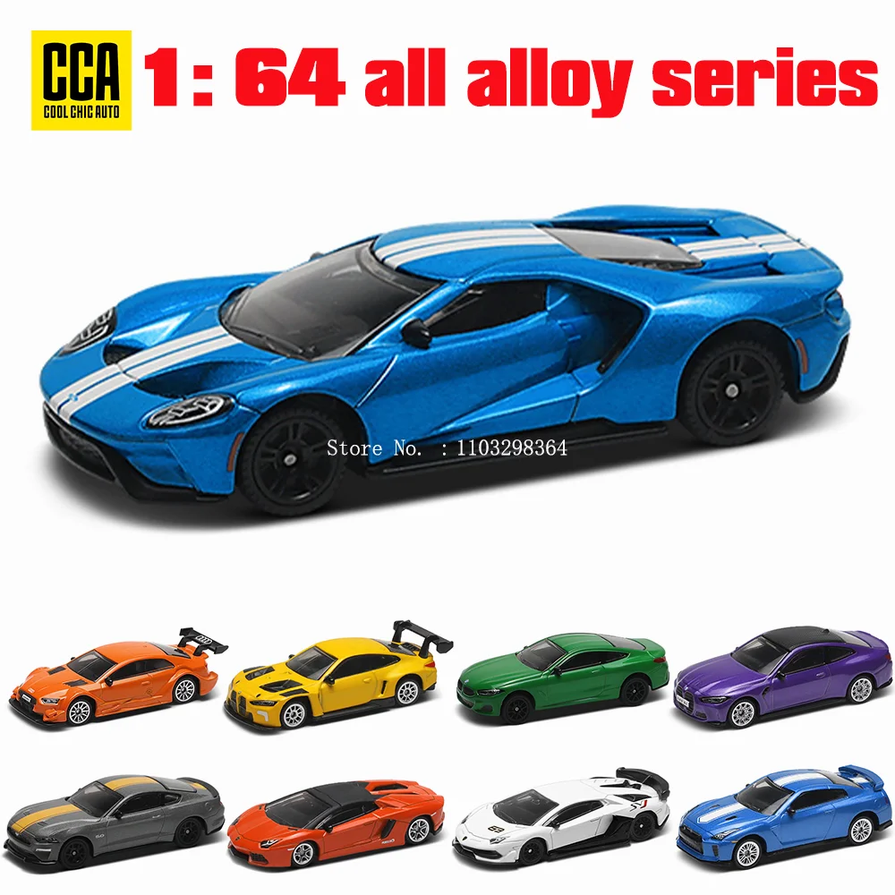 CCA MSZ 1:64 2017 Ford GT Exquisite hanging model classic car static car model alloy die-casting car model collection gift