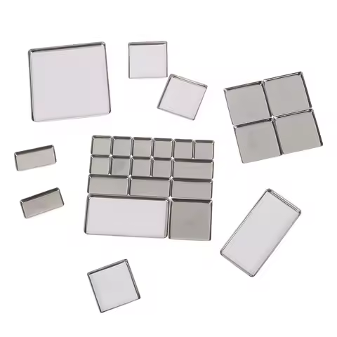 Watercolor Box Packaging Iron Grid 0.5ml/1ml/2ml for Travel Box Magnetic Palette Professional Paint Paint Tray Art Supplies
