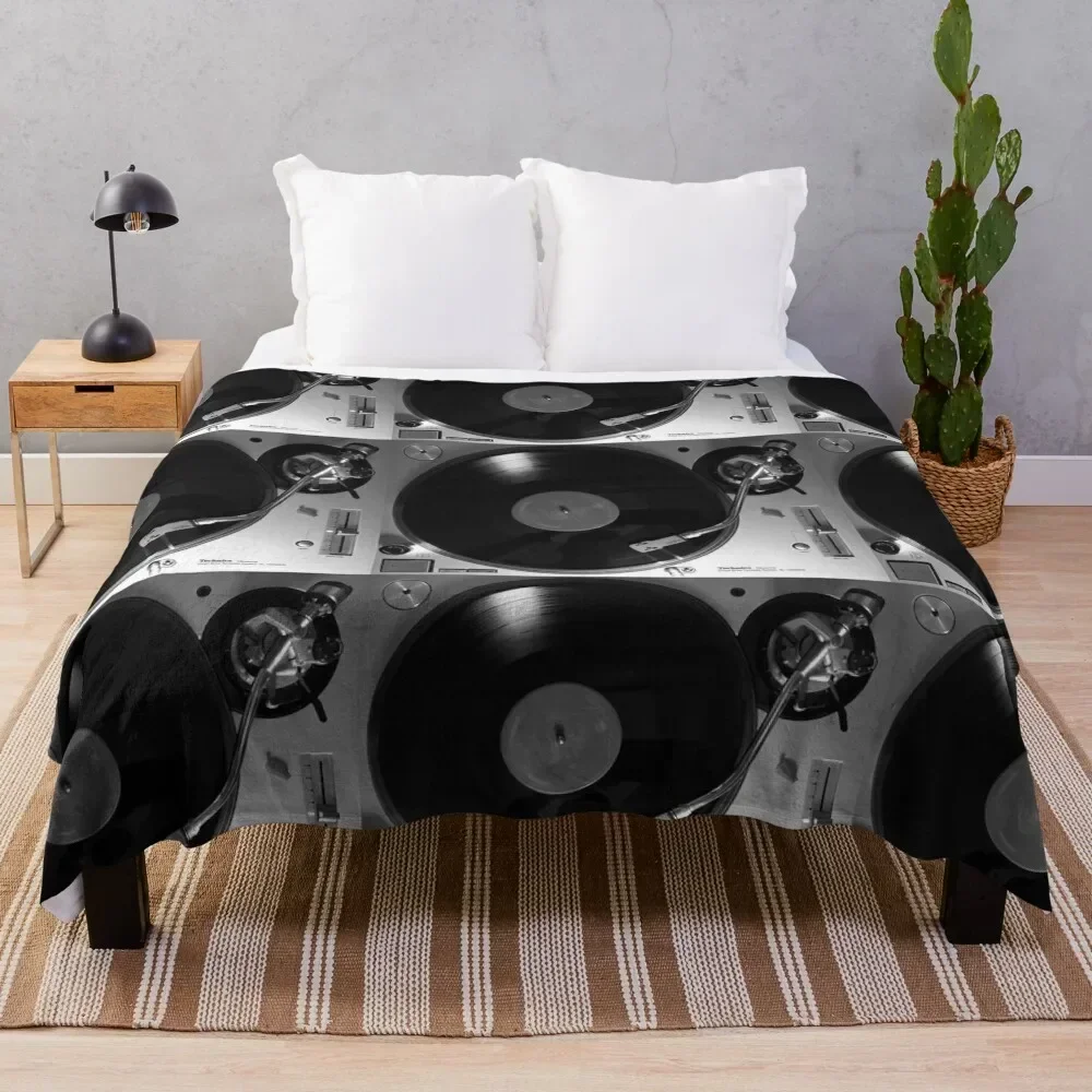 Technics SL-1200GR Turntable Throw Blanket Flannel Tourist Blankets