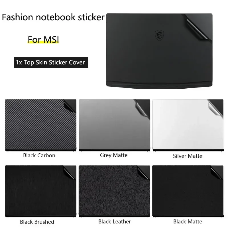 

1pcs Skin Sticker Cover Case Film For MSI GF66 GP76 GE76 GP66 GE66 GE65 GS66 GL75 GT70 GP65 GL65 GP75 GT75VR GF75 GS75 GS65