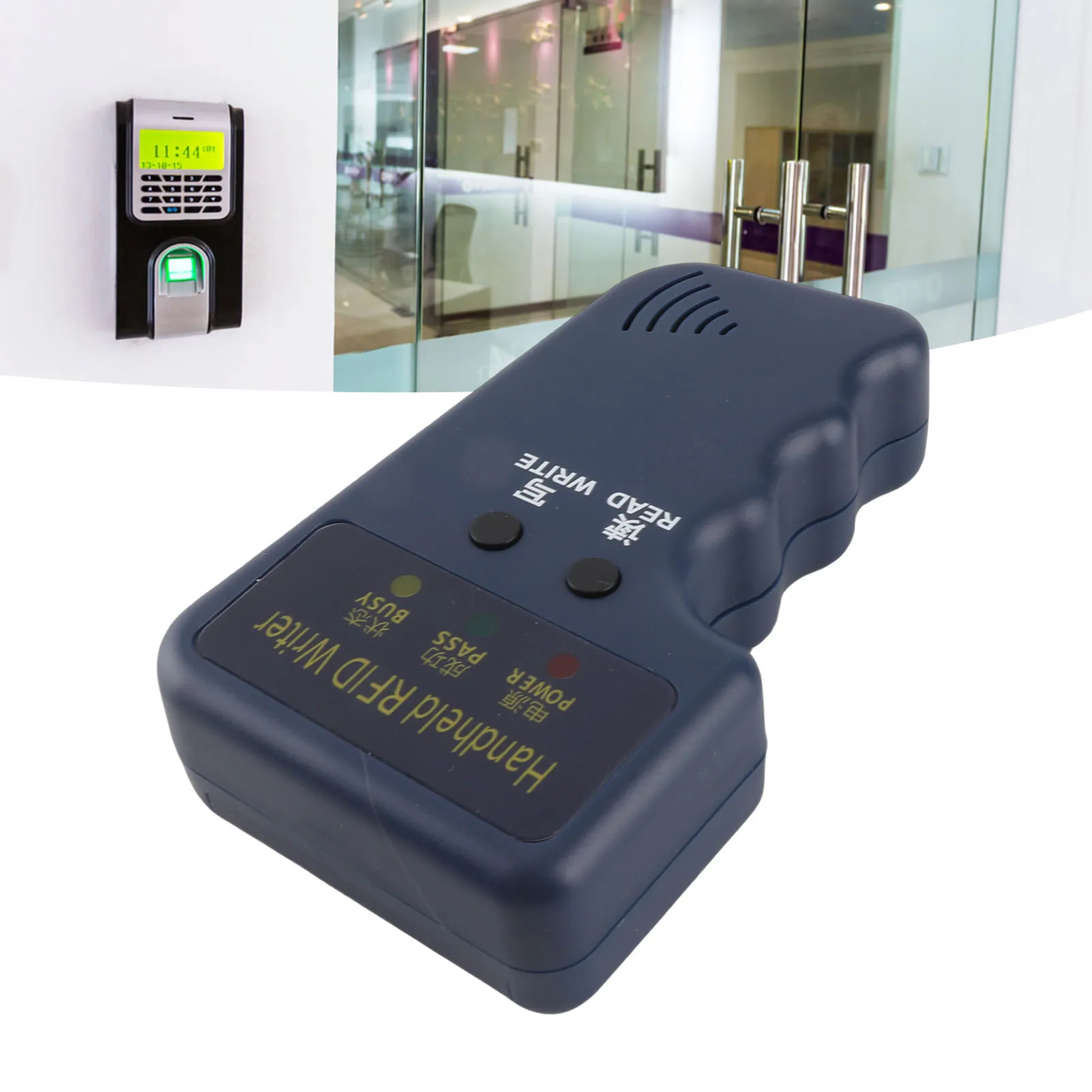 

125KHz Portable Handheld RFID ID Card Copier Reader Writer Duplicator Readable Writable ID Keyfob EM4305 RFID Copier RFID Writer