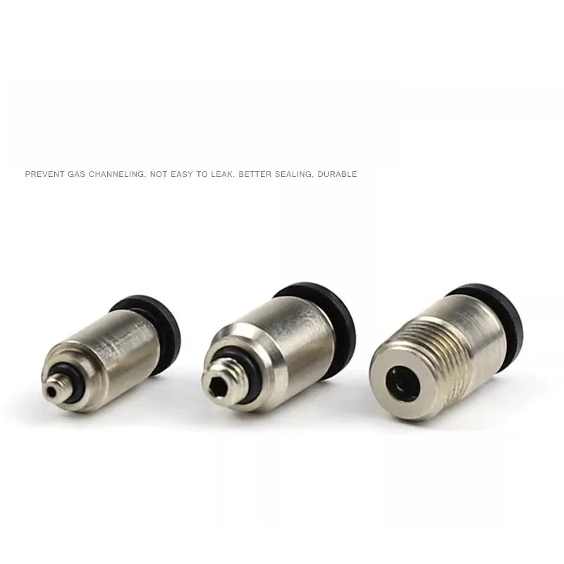 POC/PC-C Round 4-M3 Mini Gas Nozzle 4-M5 6-M5 6-01 External Thread Direct Quick Connector