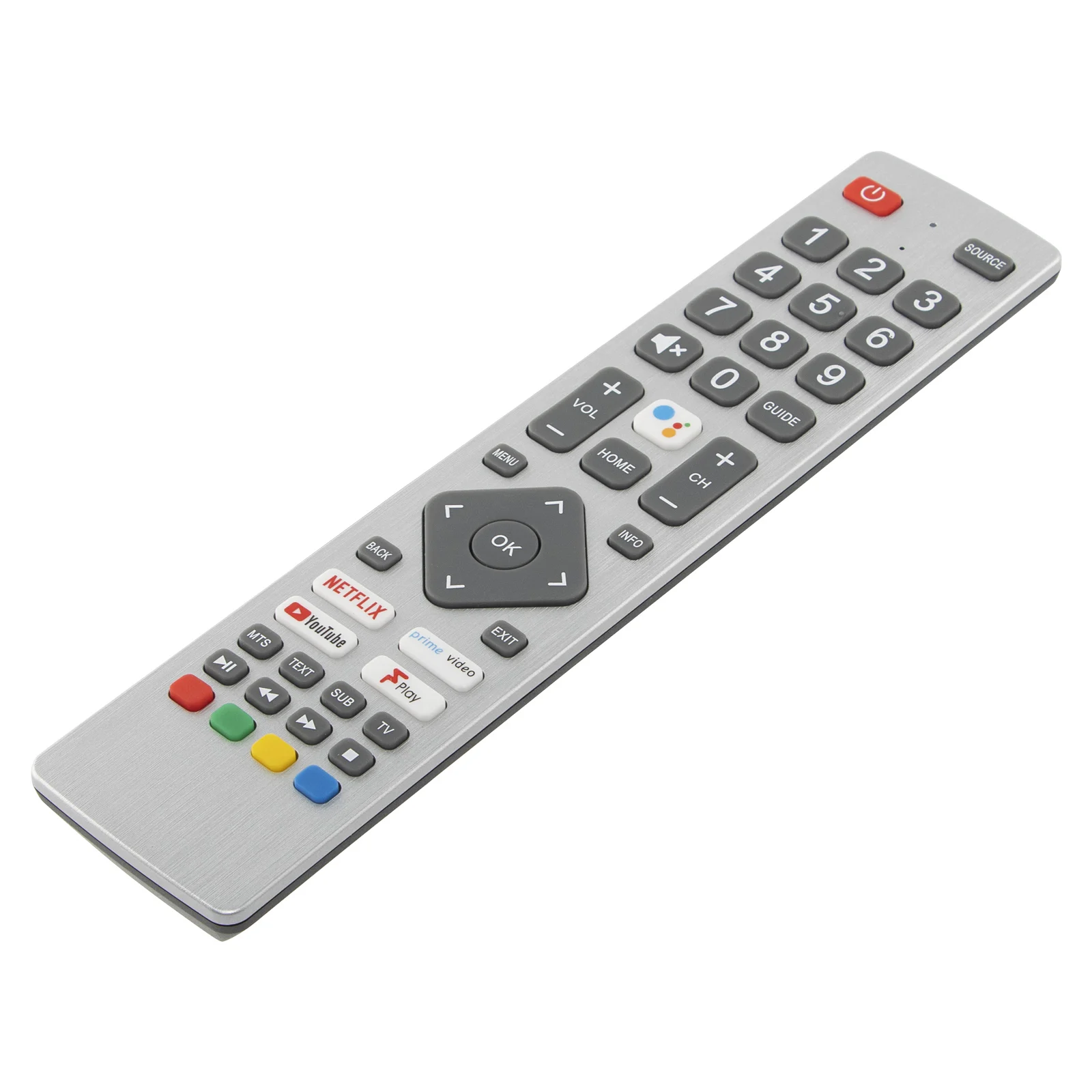 بديل جديد لجهاز التحكم عن بعد بالأشعة تحت الحمراء SHWRMC0134 يستخدم للتلفزيون الذكي Sharp AQUOS SHW/RMC/0134 Netflix Prime YouTube F-Play بدون صوت