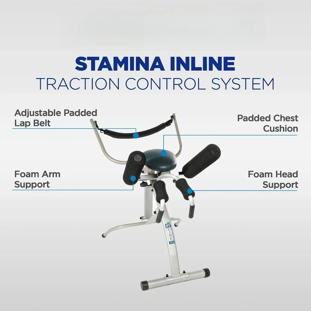 Stamina InLine Traction Control System, Spine Decompression Workout Machine Back Pain Relief, Stretching ,Customized